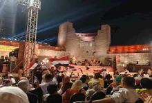 صورة علم مصر و”ميدلي” أغاني وطنية.. لقطات من حفل علي الحجار في القلعة (صور)