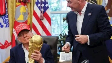 صورة ترامب يعلن موعد قرعة كأس العالم 2026