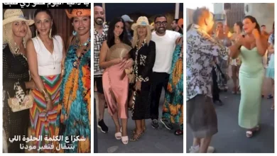 صورة فيديو وصور- إلهام شاهين ولميس الحديدي وهالة صدقي في الساحل الشمالي