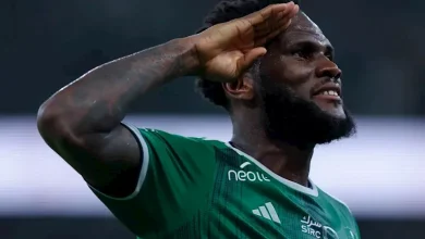 صورة سر الاحتفال العسكري لفرانك كيسي بعد فوز الأهلي بكأس السوبر السعودي