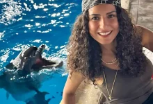 صورة وسط الدلافين.. ريهام أيمن تستمتع بالإجازة مع زوجها وأولادها