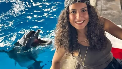 صورة وسط الدلافين.. ريهام أيمن تستمتع بالإجازة مع زوجها وأولادها