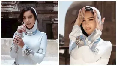 صورة رغم الانتقادات.. بسمة بوسيل تنشر صورا جديدة أمام مساجد القلعة