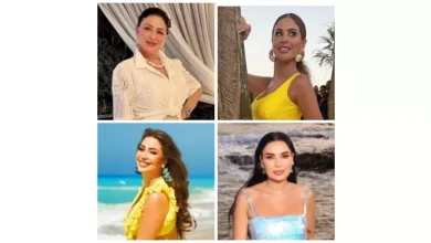 صورة نسرين طافش جريئة ومي عمرو جذابة.. 25 صورة للنجمات بالـ كروب توب