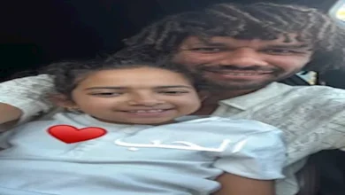 صورة 5 صور من إجازة النني مع أبنائه في المحلة
