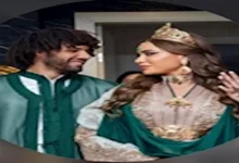 صورة 4صور جديدة من حفل زفاف النني على زوجته الثانية بالزي المغربي