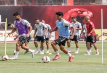 صورة معسكر مغلق للأهلي قبل مواجهة بيراميدز في الدوري