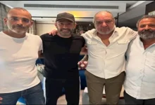 صورة أيمن بهجت قمر مع أحمد السقا  في كواليس فيلم “هيروشيما”