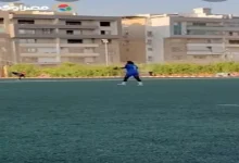 صورة حارسة مرمى SAK تعترض على عدم احتساب ركلة جزاء أمام بيراميدز (فيديو)