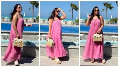 صورة أمام حمام السباحة.. بوسي تخطف الأنظار بإطلالة جريئة
