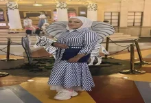 صورة 3 صور لزوجة محمد النني الأولى مع أبنائهما