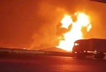 صورة حالتا وفاة و6 إصابات.. البترول تعلن تفاصيل انفجار خط الغاز بأبو سلطان