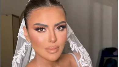صورة طرحة عروس و”كروب توب”.. هاجر الشرنوبي تتألق في أحدث ظهور لها