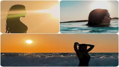 صورة بالفيديو.. جيهان الشماشرجي تستمتع بإجازة الصيف وتسبح داخل البحر