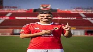 صورة أول تعليق من محمد شريف على عودته للتسجيل مع الأهلي بالدوري