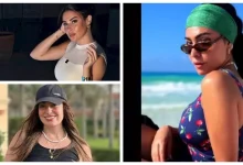 صورة ابنة عمرو دياب جريئة وميرنا نورالدين أمام حمام السباحة