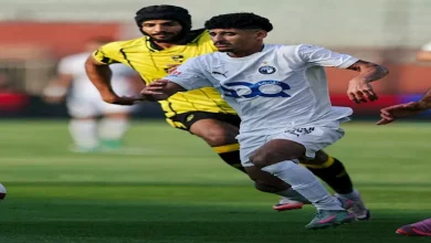 صورة تصرف نادر لحكم مباراة بيراميدز ووادي دجلة في الدوري