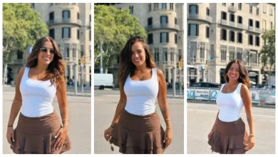 صورة آية سليم تخطف الأنظار في شوارع برشلونة