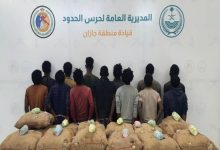 صورة جازان: القبض على 13 مخالفاً لتهريبهم 260 كيلوغراماً من نبات القات  أخبار السعودية