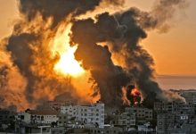 صورة استشهاد 8 فلسطينيين في قصف للاحتلال الإسرائيلي على قطاع غزة  أخبار السعودية