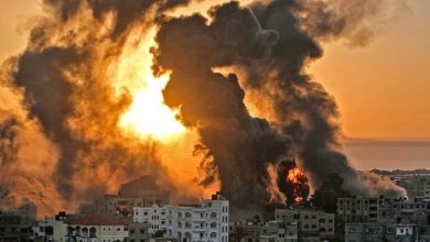 صورة استشهاد 8 فلسطينيين في قصف للاحتلال الإسرائيلي على قطاع غزة  أخبار السعودية