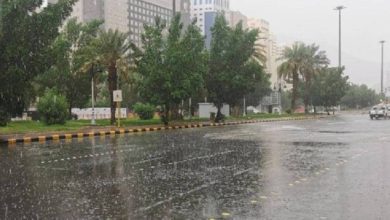 صورة «الأرصاد»: أمطار رعدية غزيرة على أجزاء من مناطق جازان وعسير والباحة  أخبار السعودية