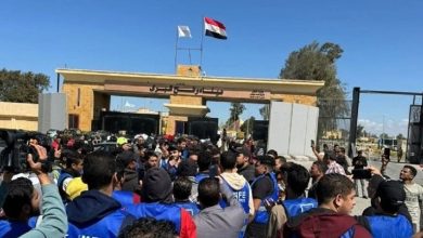 صورة بدر عبد العاطي : الكرة الان في ملعب إسرائيل للقبول بوقف اطلاق النار ..