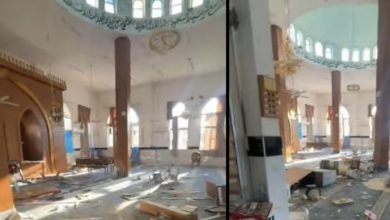 صورة الاحتلال يدمر ويخرب مسجد أبو بكر الصديق بمخيم نور شمس