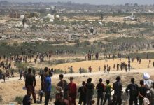 صورة | مصادر طبية: إستشهاد 20 فلسطينياً بانقلاب شاحنة مساعدات في غزة