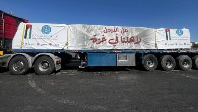 صورة | دعما للأهل في غزة .. “مهرجان الأردن للطعام” يطلق قافلة شاحنات إغاثة جديدة للقطاع.. بالصور