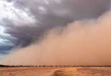 صورة | طقس العرب: موجات غبارية كثيفة تتسبب في تدنٍّ كبير بمدى الرؤية بعدة مناطق في الأردن