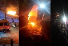 صورة | الأمن العام: انفجار وحريق وانهيار جزء من منزل في النصر نتيجة تسرب الغاز.. فيديو