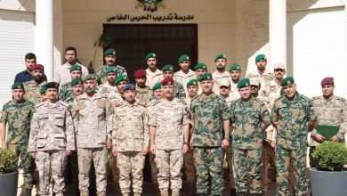 صورة | تخريج دورة في مدرسة تدريب الحرس الملكي الخاص