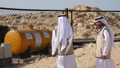 صورة | الإمارات تفتتح خط مياه ناقل من مصر إلى غزة يخدم أكثر من مليون شخص