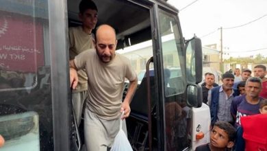 صورة بالأسماء: الاحتلال يفرج عن 10 أسرى من قطاع غزة