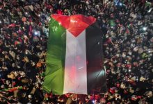 صورة إسطنبول: آلاف المتظاهرين يشاركون في مسيرة “كن أملا لغزة”