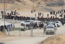 صورة المبعوث الاميركي ويتكوف يصل إلى مركز توزيع المساعدات في رفح