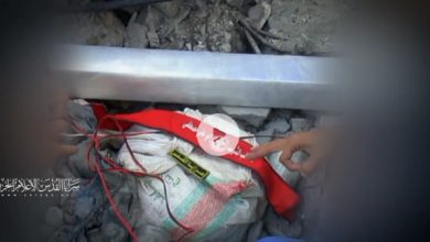 صورة سرايا القدس تعرض مشاهد من تفجير آلية إسرائيلية