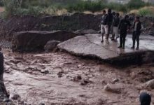صورة سيول جارفة تلحق أضراراً فادحة بالمحاصيل في أيت بوكماز.. والفلاحون يطالبون بسدود تلية