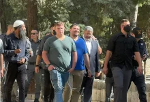 صورة وزير الأمن الإسرائيلي المتطرف يقتحم المسجد الأقصى