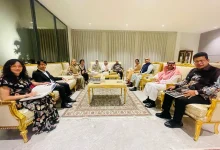 صورة سفير المملكة في بروناي يشارك في حفل وداع سفيرة ألمانيا
