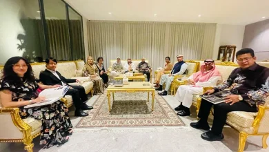 صورة سفير المملكة في بروناي يشارك في حفل وداع سفيرة ألمانيا