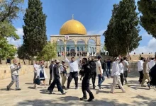 صورة عشرات المستوطنين يقتحمون المسجد الأقصى