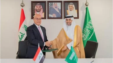 صورة توقيع مذكرة تفاهم بين السعودية والعراق لتطوير التعاون في المجالات الصحية