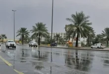 صورة إنذار أحمر.. الدفاع المدني يحذر 4 مناطق من سقوط أمطار غزيرة