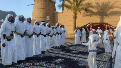 صورة “الرزفة”.. أحد الفنون الفلكلورية البارزة في منطقة نجران