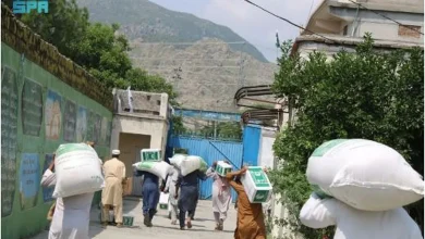 صورة مركز الملك سلمان للإغاثة يوزّع أكثر من 2000 سلة غذائية في باكستان