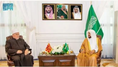 صورة وزير الشؤون الإسلامية يوقّع البرنامج التنفيذي لمذكرة التفاهم مع مفتي مقدونيا الشمالية