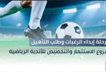 صورة بدء مرحلة إبداء الرغبة وطلب التأهيل للاستحواذ على ناديي النجمة والأخدود