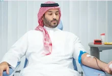 صورة تبرع ولي العهد بالدم رسالة ملهمة لإنقاذ الأرواح
